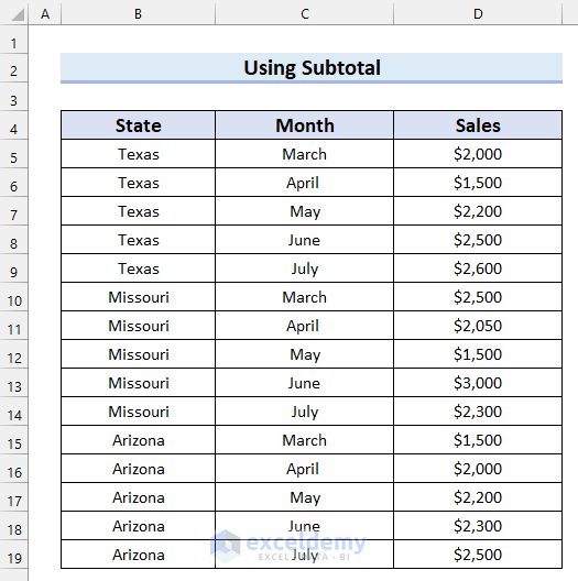 Using Subtotal to Insert Conditional Page Break in Excel