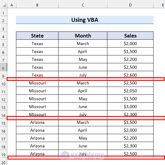 Using VBA to Insert Conditional Page Break
