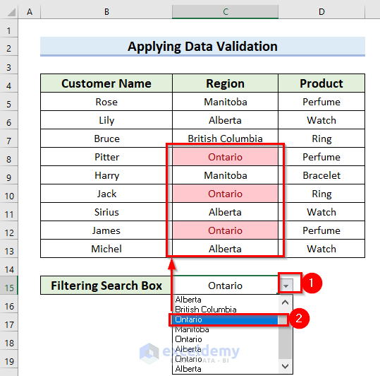 Finally, a Filtering Search Box for your Excel data is ready