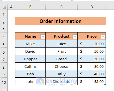 Create Relationship Between Tables in Excel