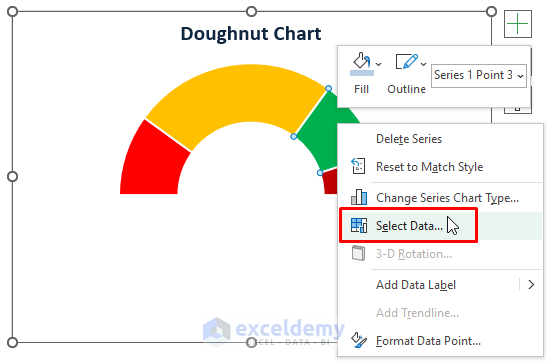 Range Labels-How to Create Speedometer Chart in Excel