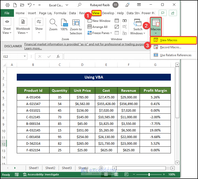 Inserting Icon Sets Using VBA to implement Conditional Formatting with Icon Sets Based on Percentage in Excel 