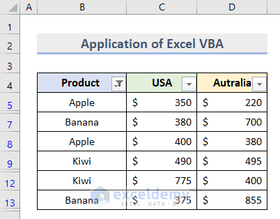Excel VBA to Count Filtered Rows with Criteria