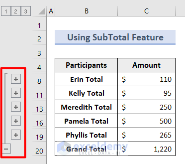 Excel Summarize Data Without Pivot Table
