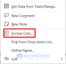 Add Bullets in Excel Cell Creating Custom Format