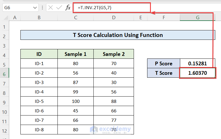 Using Excel Function