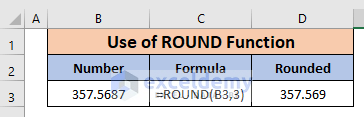 Combine ROUND, INT, and ABS Functions to Change Significant Figures