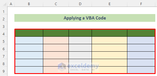 Cleared Contents in Excel Without Deleting Formatting
