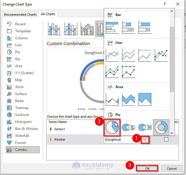 create meter chart in excel