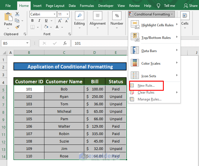 Conditional Formatting to create a search box