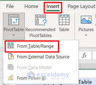 Apply Pivot Table to Do Reconciliation