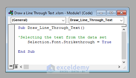 Excel Line Through Cell How to Draw a Line Through Text in Excel (6 Easy Ways)