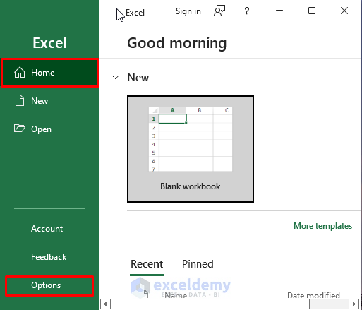 Enable Background error checking to Fix Formulas in Excel