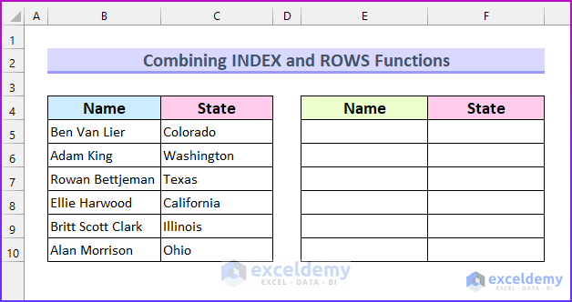 How to Flip Data in Excel Upside Down 7