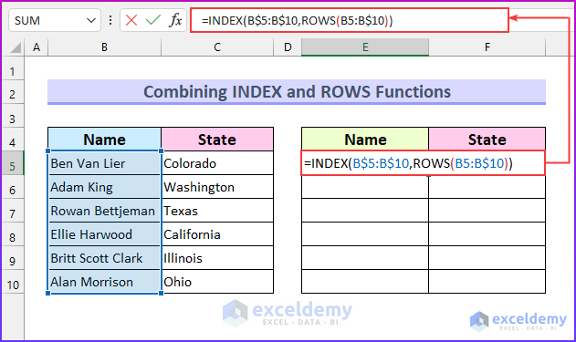 How to Flip Data in Excel Upside Down 8