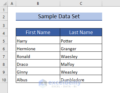 5 Handy Ways to Merge Two Columns in Excel with First Name and Last Name