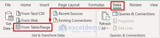 Access the Power Query Tool
