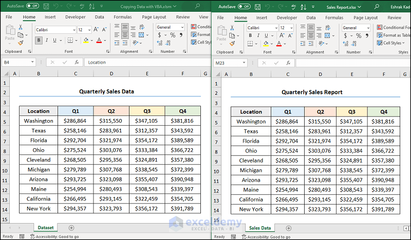 How to Open Another Workbook and Copy Data with Excel VBA Using Simple Copy Paste