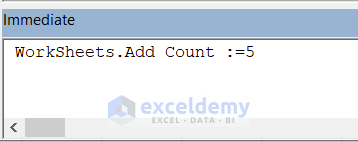 Insert Multiple Sheets with Excel VBA