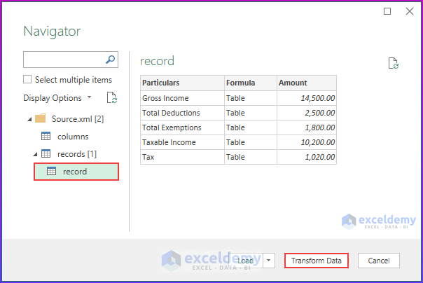 How to Open XML File in Excel for Income Tax 4