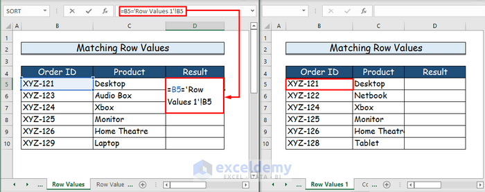 Handy Ways to Reconcile Data in 2 Excel Sheets