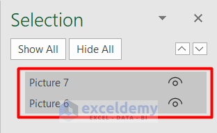 Apply Selection Pane Tool to Erase Unwanted Objects