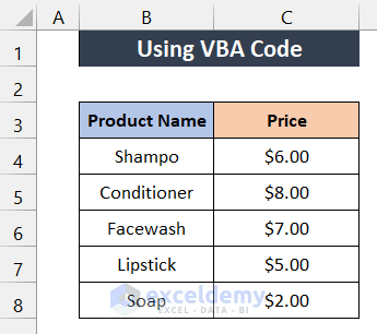 Apply VBA Macro to Reverse Column Order in Excel