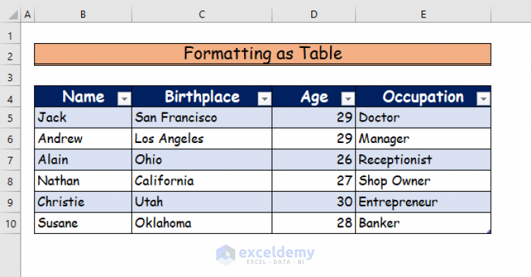 How To Shade Every Other Row In Excel 3 Ways ExcelDemy