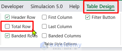 Create an Excel Table to Summarize Data
