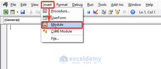 Creating New Module to Generate VBA Code