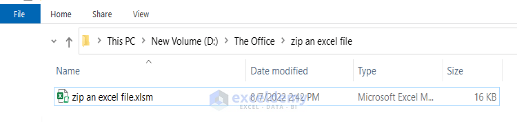 3 Suitable Ways to Zip an Excel File