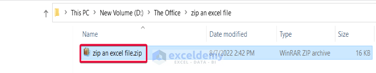 3 Suitable Ways to Zip an Excel File