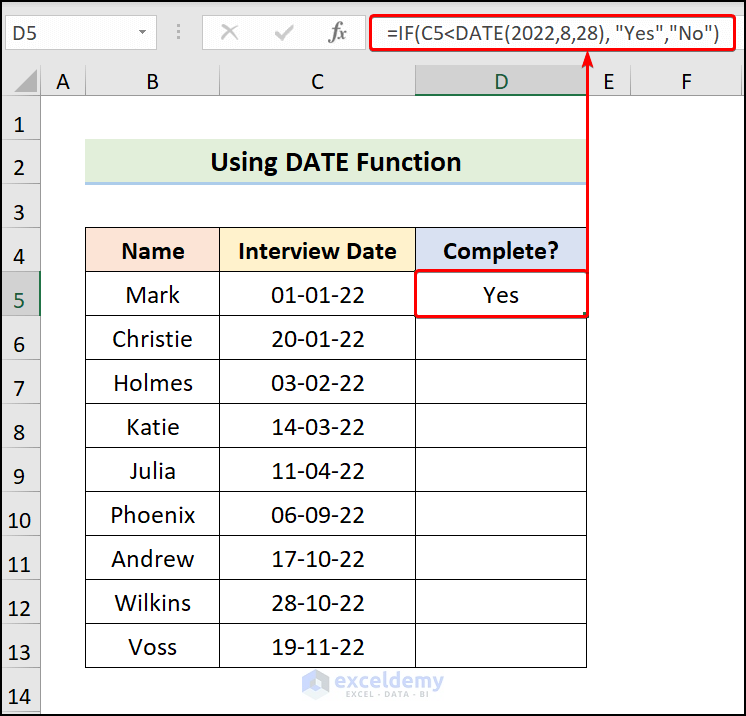 Returning Value with DATE Function If Cell Contains Date