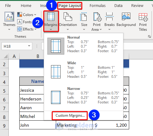 Edit or Remove Footer in Excel
