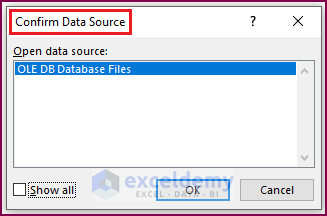OLE DB Database