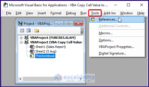 Reference-Excel VBA Copy Cell Value to Clipboard