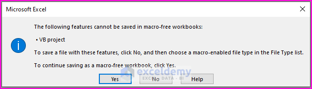 Save Prompt-Excel VBA Save and Close Workbook without Prompt