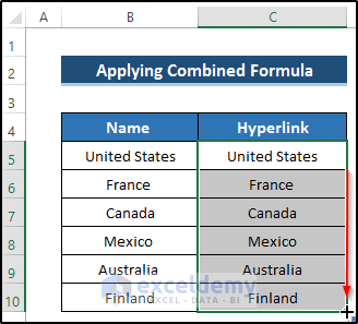 Table of Contents in Excel with Hyperlinks