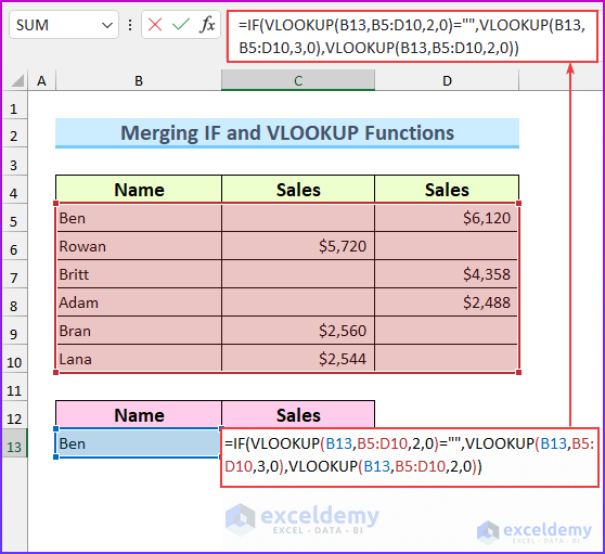 Skip to Next Result If Blank by Merging IF and VLOOKUP Functions