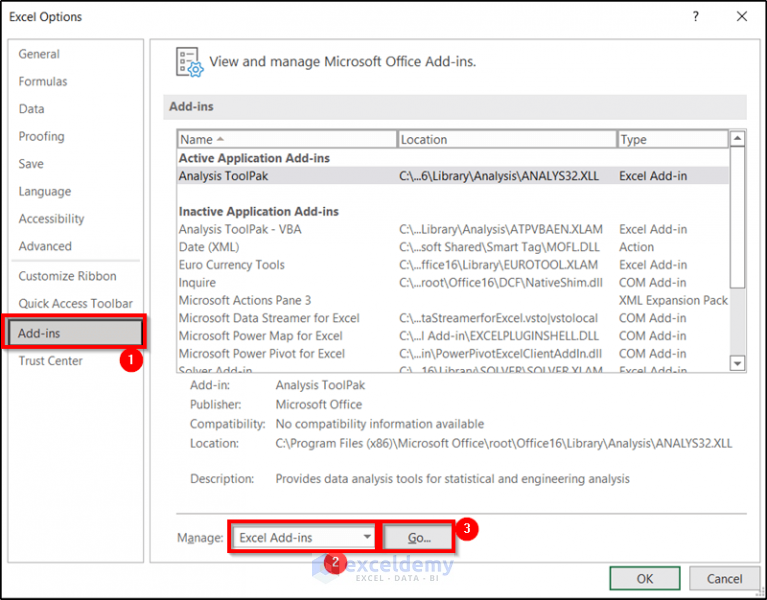 How To Use Two Factor ANOVA With Replication In Excel
