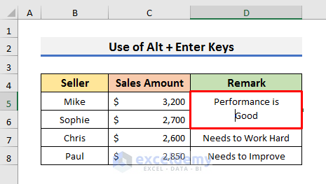 2 Possible Solutions When Carriage Return Is Not Working in Excel