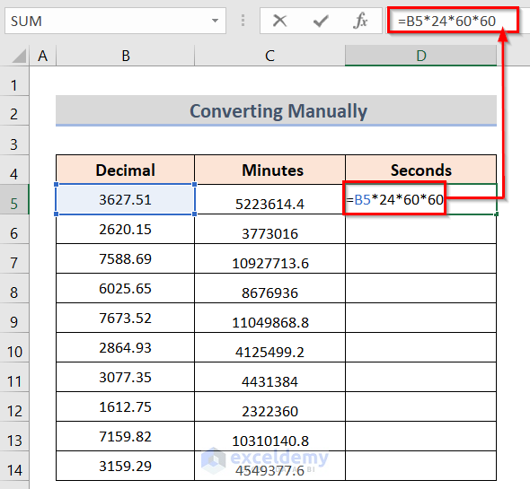 Methods to Convert Decimal to Time