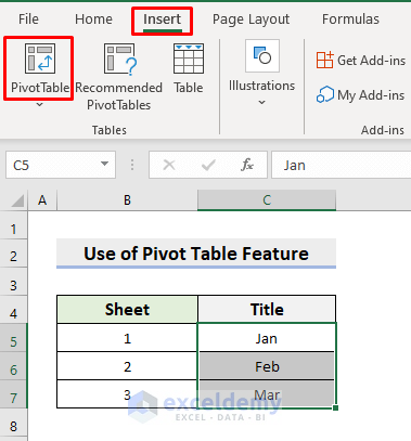 Get Multiple Sheets with Different Names Using Pivot Table Feature