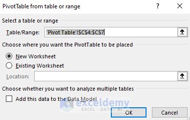 Get Multiple Sheets with Different Names Using Pivot Table Feature