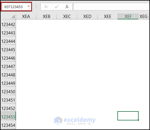 Cut and Paste a Large Amount of Data in Excel