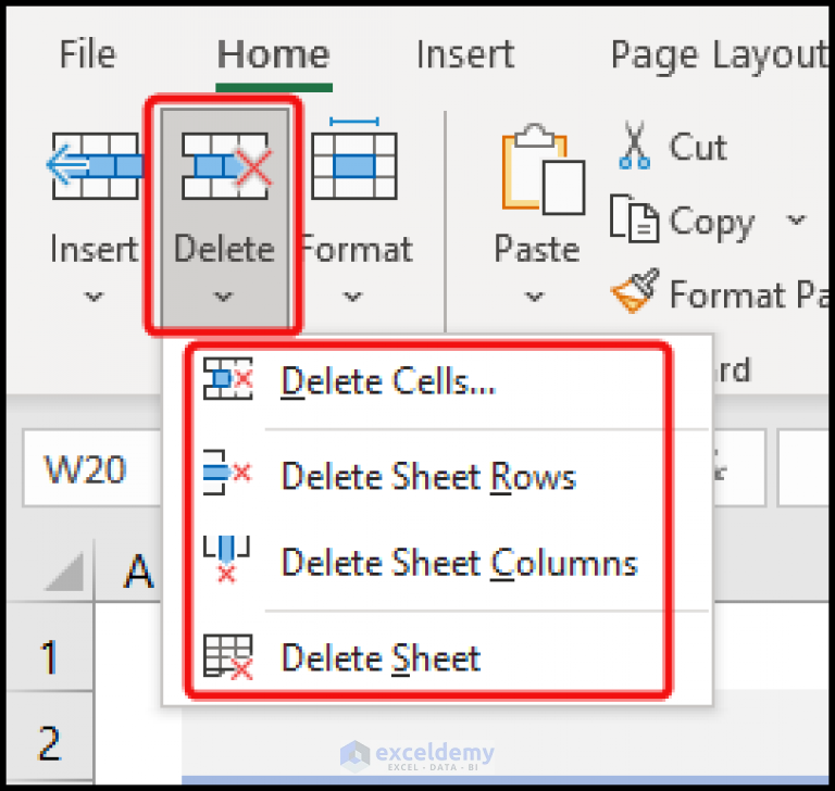 Difference Between Delete And Clear Contents In Excel
