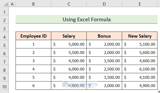 Easy Methods to Add Number to Existing Cell Value in Excel