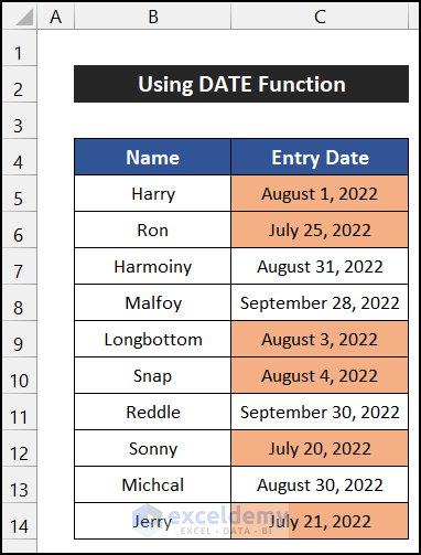 Using DATE Function to Apply Conditional Formatting for Dates Older Than A Certain Date