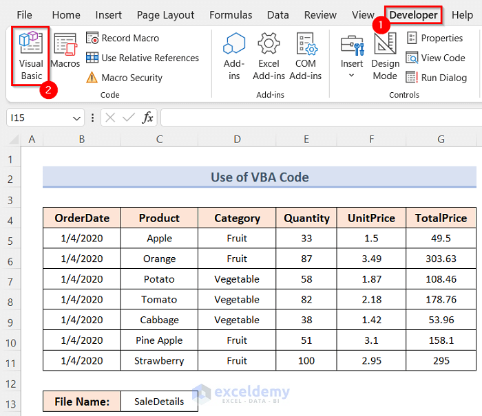 Use of VBA Code to save excel macro file as filename from cell
