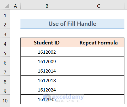 Suitable Ways to Repeat Formula in Every nth Row in Excel